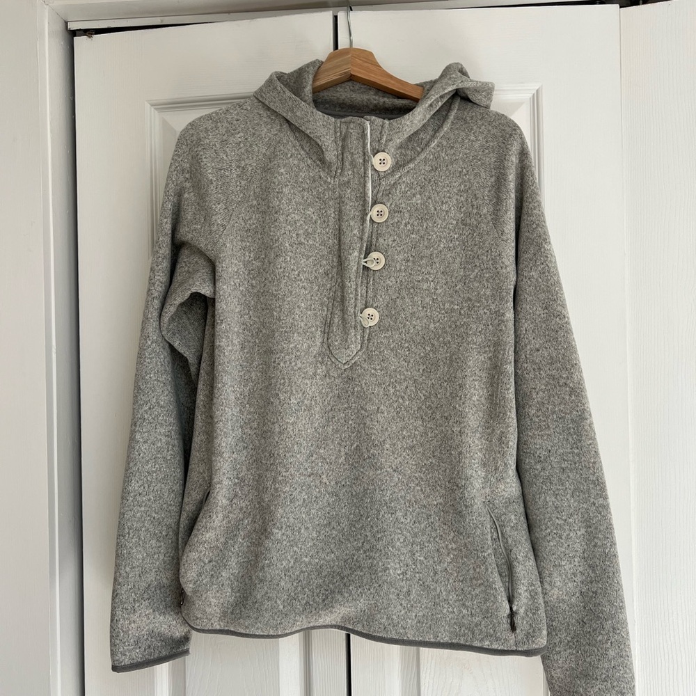 NWT The North Face Women's Gray Pullover Hoodie XL Quick Dry UPF 50 Hike Camp